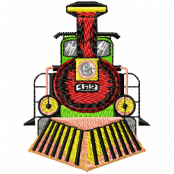 Trains Embroidery Design 12 Trains Embroidery Design 12